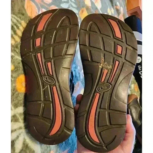CHACO Zong X EcoTread Womens Sz 6 Double Strap Toe Loop Sandals Slides Durable - Picture 6 of 8